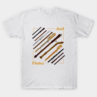 Just flutes - for the flutist - various flutes T-Shirt